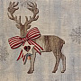 Christmas decorative pillow COUNTRY DEER