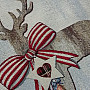 Christmas decorative pillow COUNTRY DEER