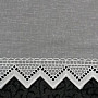 Modern woven Curtain V309 white