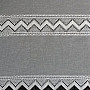 Modern woven Curtain V309 white