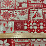 Decorative fabric TIROL rojo