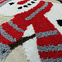 Embroidered decorative cover SNOWMAN