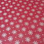 Decorative fabric GLOW red