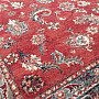 Luxurious woolen carpet ROYAL allover flower red