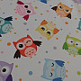 Decorative fabric 10027-01 OWLS