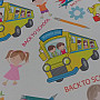 Decorative fabric 10027-03 BACK TO SCHOOL