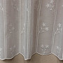 Brise-bise woven curtain FLOWER Gerster 11565