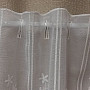 Brise-bise woven curtain FLOWER Gerster 11565