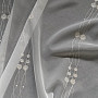 Voile curtain with cream embroidery Gerster 11115/23