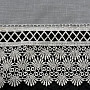 Crocheted stained glass curtain 189 cream
