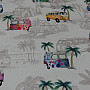 Decorative fabric FLORIDA SURF LIFE digital