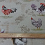Decorative fabric POULETTES and COCKS