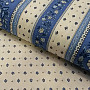 Cotton fabric VOLKS blue strips