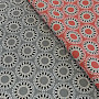 Cotton fabric MALAWA orange