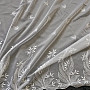 Modern woven Curtain 962006/175 white