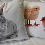 Decorative pillowcase CHICKEN