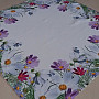 Christmas tablecloth and shawls Spring meadow