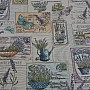 Tapestry fabric LAVENDER SEEDS GARDEN 3