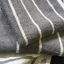 Luxury towel and bath towel LINE 072 gray
