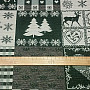 Decorative fabric ALPES deer green