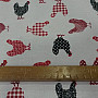 Decorative fabric MINI POULETTES 2