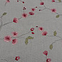 Embroidered decorative fabric ASHVILLE pink