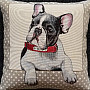 Tapestry pillow-case French Bulldog