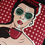 COMICS WOMAN I tapestry cushion cover