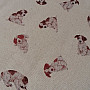 Decorative fabric dog TOBY digital print