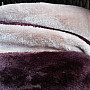 Microfiber blanket EXTRA SOFT ESTER beige/brown