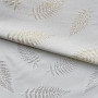 Christmas tablecloths and scarves LEAFS I natur silver