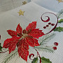 Christmas embroidered tablecloth and shawls ROSES