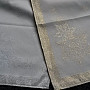 Christmas tablecloth and shawls SILVER CHRISTMAS NATUR