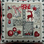 Tapestry cushion cover MERRY CHRISTMAS