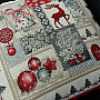 Tapestry cushion cover MERRY CHRISTMAS