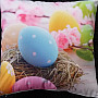 Decorative pillow-case EASTEREGGS