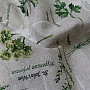 Decorative fabric BOTANICO green