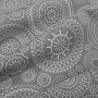 Decorative fabric MANDALA FONDO gray