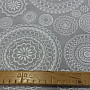 Decorative fabric MANDALA FONDO gray