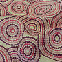 Decorative fabric MANDALA ECO lila