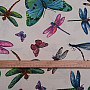 Decorative fabric Butterflies and Dragonflies