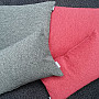 Decorative cushion cover DYNAMIC gray