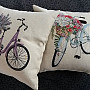 Gobelin-Kissenbezug LAVANDA BIKE