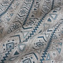 Decorative fabric TULUM MAYA turquoise