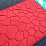 Bathroom mat TILES RED