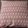 Decorative pillow-case FEATHER red