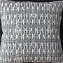 Decorative pillow-case FEATHER black