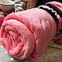 PINK MICROFIBER blanket