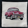 Tapestry pillow-case OLDTIME CAR