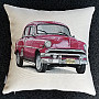 Tapestry pillow-case OLDTIME CAR